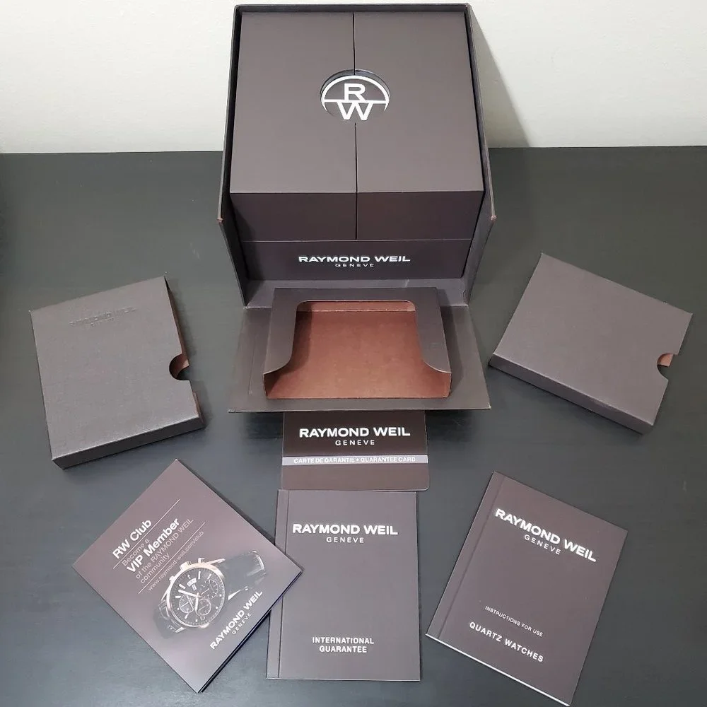 Watch Man Raymond Weil Tradition 5576-ST-00307 Leather/Black - Picture 4 of 7
